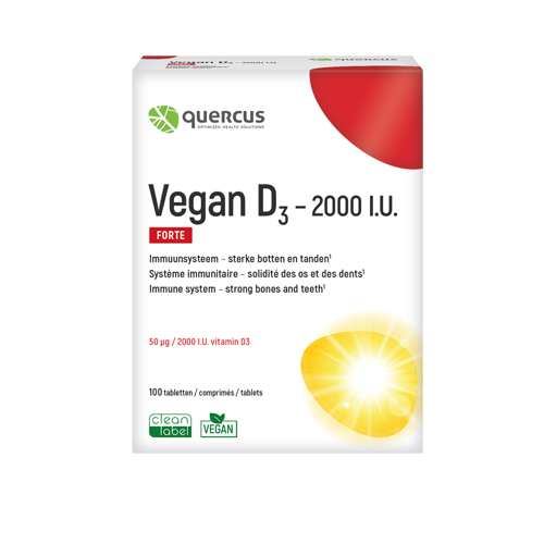 Suplemento - Vegan D3 – 2000 I.U. | Quercus